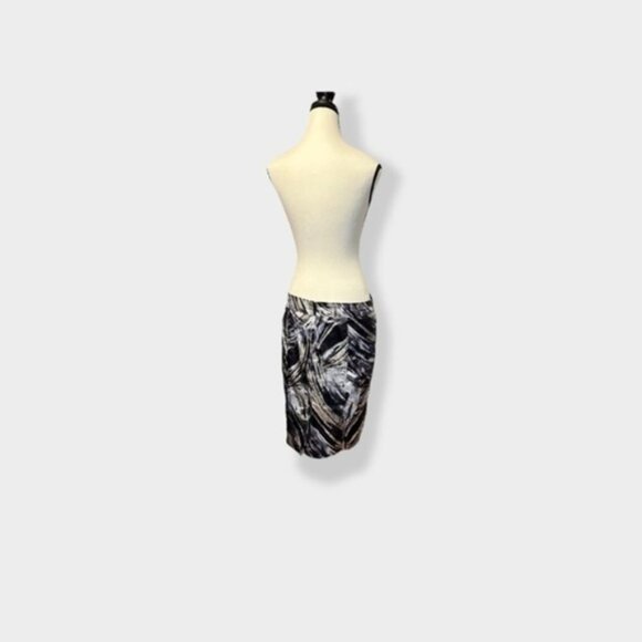 Women’s Vintage 90's Patterned Knee Length Pencil Skirt 12 - Picture 6 of 6